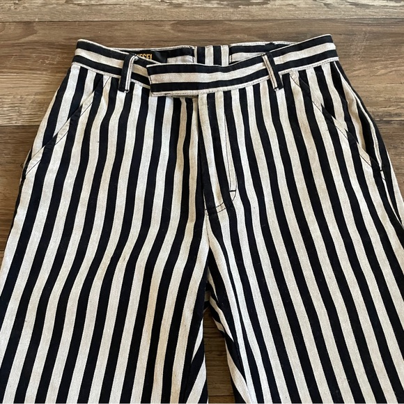 Diesel stripped lace up pants 24 - Picture 4 of 9